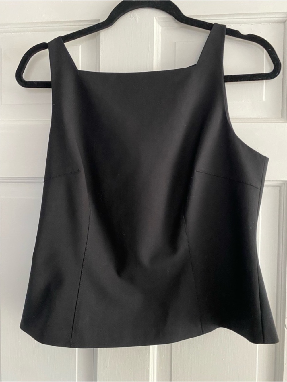 Theory Black Square-Neck Camisole